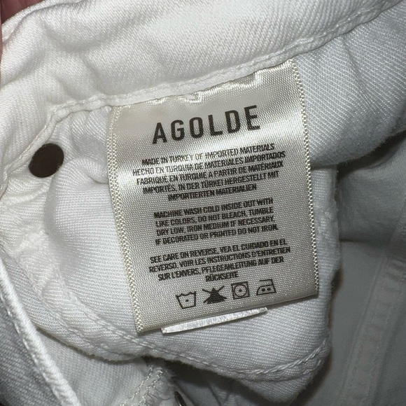 Agolde Riley Crop Jeans Whip - Picture 6 of 9